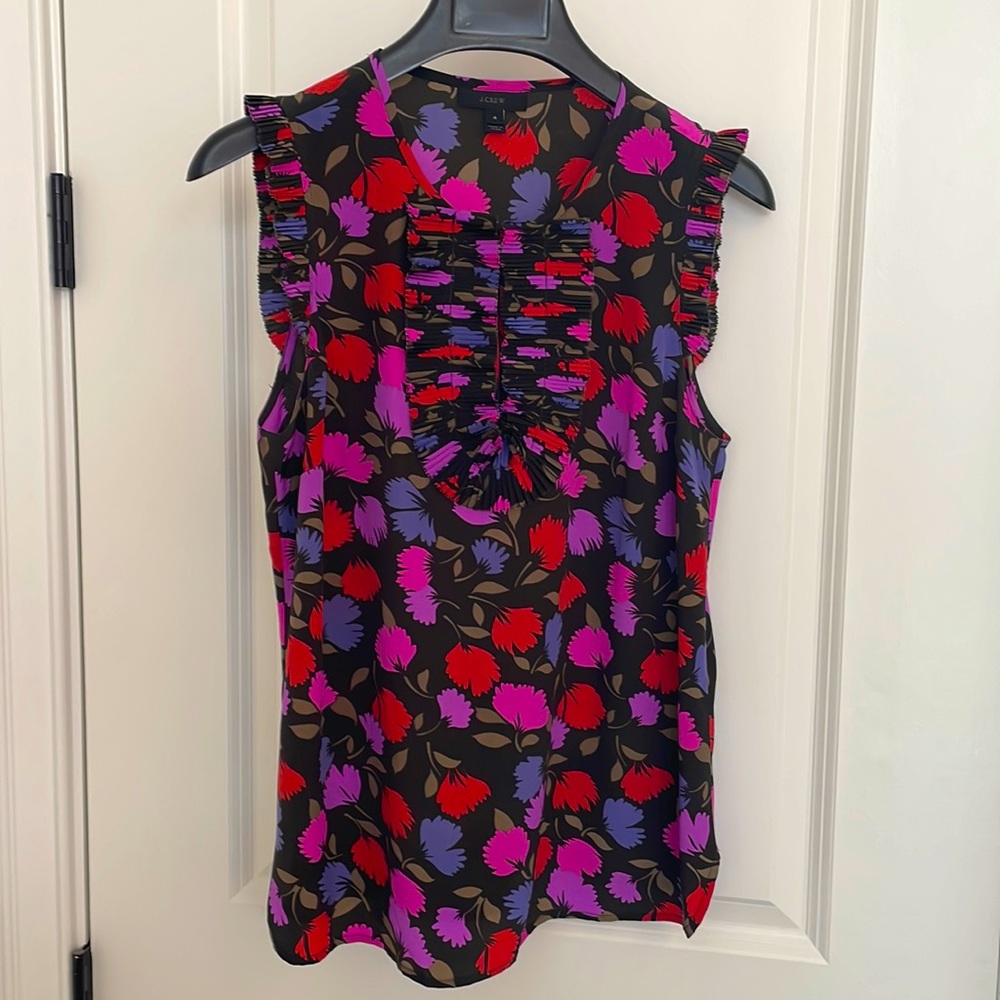 JCrew Sleeveless Blouse, Size 4